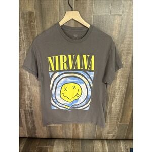 Nirvana Grunge Rock T Shirt Size Small Color‎ Gray